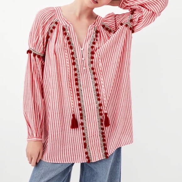 Zara Tops - 💞HP💞  ZARA BOHO TUNIC